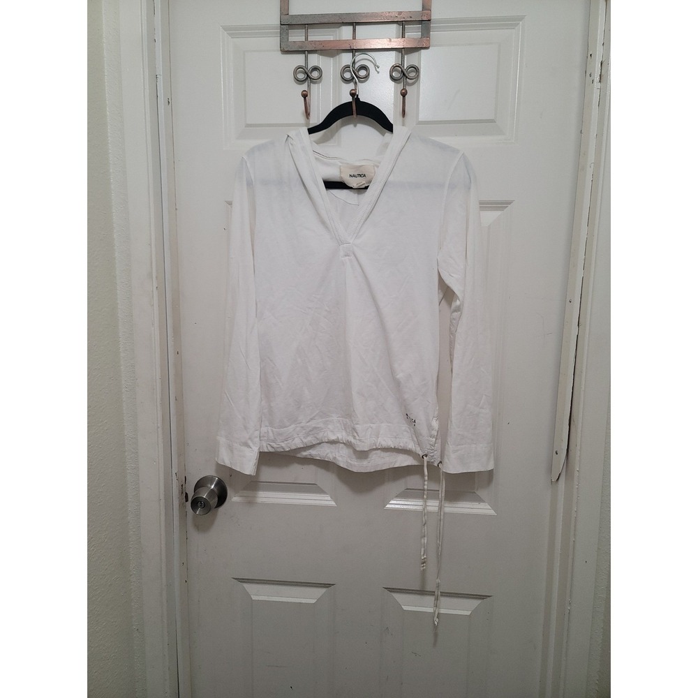 Nautica solid women's hoodies long sleeve t-shirts boho